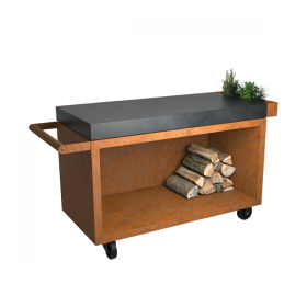 Table de mise en place Corten 135 PRO Céramique Gris Anthracite -