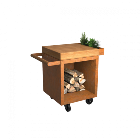 Table de mise en place Corten 65 PRO Teck - OFYR