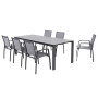 Ensemble Table Heritage céramique 220 x 95 cm + 6 chaises Torino
