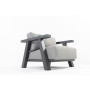 Ensemble salon Iconic - Anthracite - y compris table basse Forza 4 Seasons Outdoor