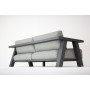 Ensemble salon Iconic - Anthracite - y compris table basse Forza 4 Seasons Outdoor