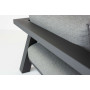 Ensemble salon Iconic - Anthracite - y compris table basse Forza 4 Seasons Outdoor