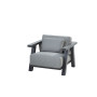 Ensemble salon Iconic - Anthracite - y compris table basse Forza 4 Seasons Outdoor