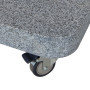 Set de roulettes pour pied en Granit 125kg