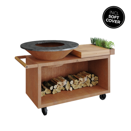 Brasero corten Island 100 PRO Teck Ofyr