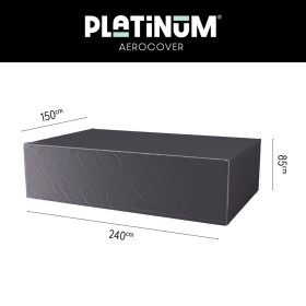 Housse Aerocover d'ensemble table à manger 240x150xH85cm | PLATINUM