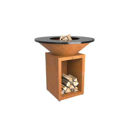 Brasero Classic+ Storage Corten 100 Ofyr