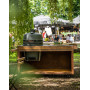 Table de mise en place kamado corten 150 PRO+ Ceramic Dark Ofyr
