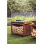 Table de mise en place Corten 135 PRO Céramique Gris Anthracite