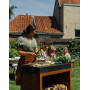 Block Butcher Storage 90 corten avec plan de travail céramique Ofyr