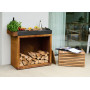 Block Butcher Storage 90 corten avec plan de travail céramique Ofyr