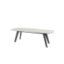 Ensemble Table Montana céramique 240 x 103 cm + 6 chaises Albareto