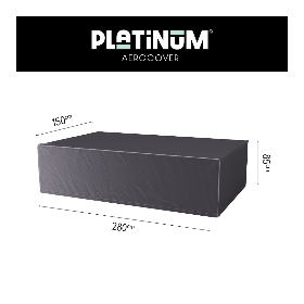 Housse Aerocover d'ensemble table à manger 280x150xH85cm | PLATINUM