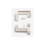 Table basse NARDI Maximo 80 Gesso en situation