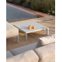 Table basse NARDI Maximo 80 Gesso au bord de la piscine