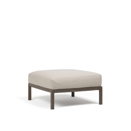 Pouf NARDI Maximo, structure Terra, coussin Sunbrella Perla