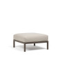 Pouf NARDI Maximo, structure Terra, coussin Sunbrella Perla