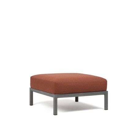 Pouf NARDI Maximo, structure Basalto, coussin Sunbrella Cannella