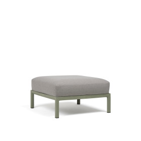 Pouf NARDI Maximo, structure Cactus, coussin Sunbrella Lava