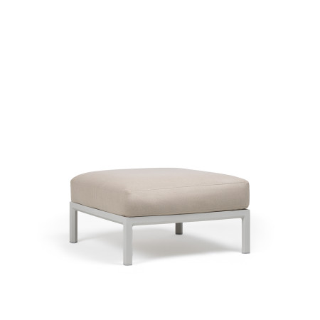 Pouf NARDI Maximo, structure Gesso, coussin Sunbrella Perla