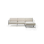 Canapé NARDI Maximo 4, structure Gesso, coussins Sunbrella Perla