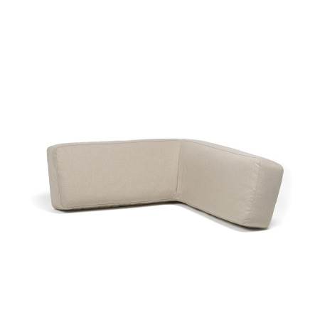 Coussin de dossier d’angle NARDI Maximo, tissu Sunbrella Perla