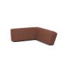 Coussin de dossier d’angle NARDI Maximo, tissu Sunbrella Cannella