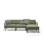 Canapé NARDI Maximo 4 avec coussins déco Sunbrella Timo