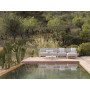 Salon NARDI Maximo au bord de la piscine, tissu Sunbrella Perla