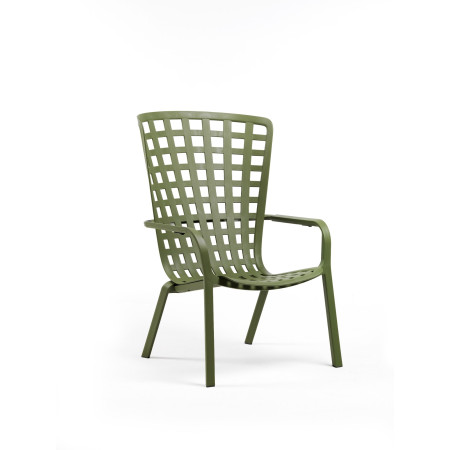 Fauteuil NARDI Folio Agave, vue de face