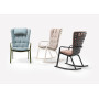 Fauteuils NARDI Folio avec coussins Comfort, dont un en version rocking