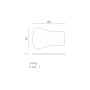 Dimensions du coussin Comfort NARDI Folio : 128 x 82 x 7 cm