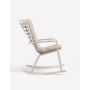 Fauteuil NARDI Folio Corda en version rocking avec coussin Comfort Lino