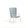 Coussin Comfort NARDI Folio Artic Sunbrella® sur fauteuil Folio Corda