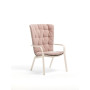 Coussin Comfort NARDI Folio Rosa Sunbrella® sur fauteuil Folio Corda