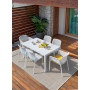 Chaises NARDI Net avec coussin, en extérieur