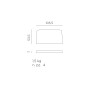 Dimensions : Coussin de banc NARDI Net Bench