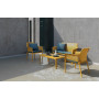 Banc NARDI Net Bench avec coussin, en extérieur