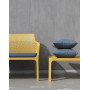 Banc NARDI Net Bench avec coussin, en extérieur