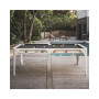 Billard Hyphen blanc sur une terrasse