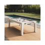 Billard Classic blanc au bord d’une piscine