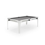 Billard Hyphen outdoor blanc, tapis gris clair, Cornilleau