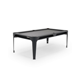 Billard Hyphen outdoor gris noir, tapis gris clair, Cornilleau