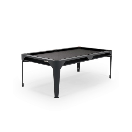Billard Hyphen outdoor gris noir, tapis gris foncé, Cornilleau