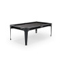 Billard Hyphen outdoor gris noir, tapis gris foncé, Cornilleau