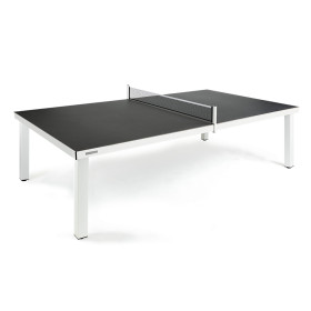 Table de ping-pong Classic outdoor blanc Cornilleau sur fond blanc