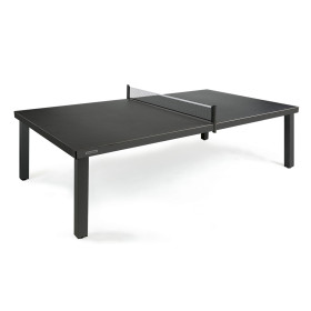 Table de ping-pong Classic outdoor gris noir Cornilleau sur fond blanc