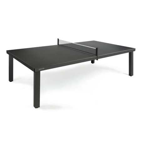 Table de ping-pong Classic outdoor gris noir Cornilleau sur fond blanc
