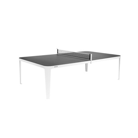 Table de ping-pong Hyphen outdoor blanc Cornilleau sur fond blanc