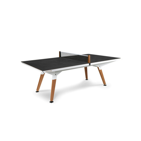 Table de ping-pong Origin Medium Outdoor blanc stone Cornilleau sur fond blanc